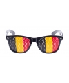 Zwarte Belgie supporters bril voor volwassenen