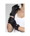 Zwarte korte verkleed handschoenen voor dames