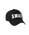 Zwarte SWAT team politie agent verkleed pet-cap voor kinderen